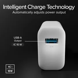 SBS USB-Reiseladegerät mit 10 Watt, - Weiß