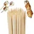 Relaxdays Stockbrot Spieße 90 cm Bambus natur