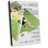 ProProd Premium Laminierfolien, 100 Stück, A4, 2 x 75 Mikrometer, hochglanz