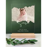Babyfoto Geschenk personalisiert - Acryl Geschenk - Definition: Babyfoto - Baby Geschenk Personalisiert, Foto Geschenk Baby, Baby Geschenke Foto, Baby Geschenke, Geschenk Neugeborenes, Newborn