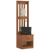 vidaXL Garderobenständer SANDENS 45x40x159,5 cm Massivholz Kiefer