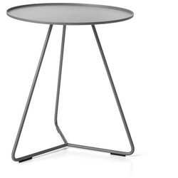 Beistelltisch Steely Möller Design grau, Designer Klaus Nolting, 45 cm