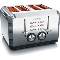 Arendo Toaster 4 kurze Schlitze, für 4 Scheiben, 1630