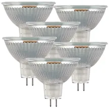 Luminea LED-Glas-Spot 6er-Set 3 W GU5.3 tageslichtweiß
