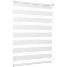 Sekey Doppelrollo 60 x 210 cm Leinen/weiß