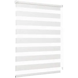 Sekey Doppelrollo 60 x 210 cm Leinen/weiß