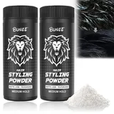 2 * 10g Haarstyling-Puder für Männer,Hair Styling Texturising Powde,lang anhaltend Stylingpulver,Hohe Qualität Haarpulver,mattierender Effekt,Für alle Haartypen geeignet