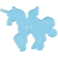 HAMA BEADS Bügelperlen Stiftplatte Pegasus transparent