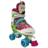 Best Sporting Rollschuhe Rollschuhe, Größe verstellbar, ABEC 7 Carbon, pink-weiß, Rollschuhe Rollerskates Kinder Kids Abec 7 Größe verstellbar pink 29-33