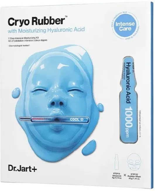 Dr.Jart+ CRYO RUBBER mit Feuchtigkeitsspendender Hyaluronsäure 2 Stk