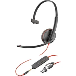 Poly Blackwire 3215 Monaural Headset