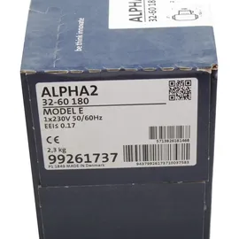 Grundfos ALPHA2 32-60 180 Heizungspumpe 99261737