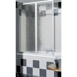 Kermi Vario 2000 Faltwand 2-flügelig V2FW2060142PK 115,1-116,7x140cm, weiß, ESG klar KermiClean