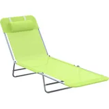 Sonnenliege Gartenliege Relaxliege 4 Farben, Faltbare Bäderliege, Zweibeinliege Für Garten & Balkon