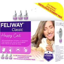 Feliway Classic 3x48ml Nachfüllflakon Vorteilspack zur Beruhigung