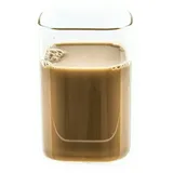 Mulex 12-Teilig Glas Quadratische Glas Japanische Getränkebecher Borosilikatglas 250 ml
