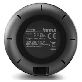 Hama Kabelloses Qi2-Ladegerät, 15W, schwarz