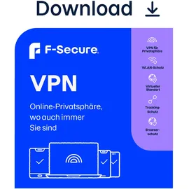 F-Secure VPN | 3 Geräte | 1 Jahr | Download & Produktschlüssel
