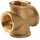 Tradecom Messing Gewinde-Fitting Kreuzstück 1' IG (DN25)