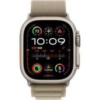 Apple Watch Ultra 2 (Grünes Nylon Armband s)