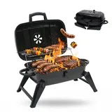 Relaxdays Tischgrill schwarz