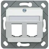 KERPEN DATACOM MegaLineNet Dose 2f. RAL9010, leer LKD9A4601080000