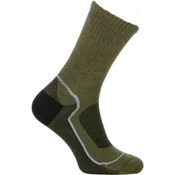 Gettix Socken Merino Outdoor, grün-schwarz, 40/42