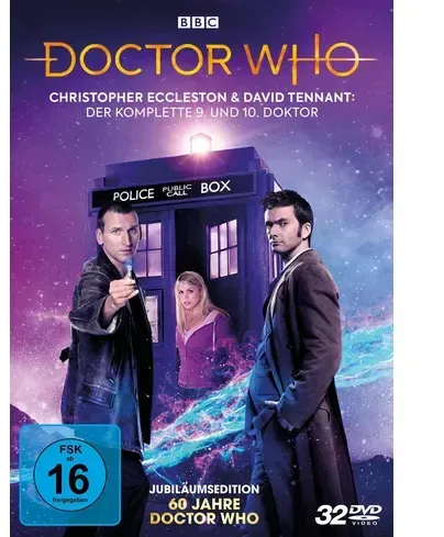 Doctor Who - Der komplette 9. und 10. Doktor - 60 JAHRE DOCTOR WHO BOX LTD.  [32 DVDs]