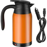 Wasserkocher Auto 1 liter: 12V Tragbarer Reise Teekanne Auto Kettle, Tragbarer Edelstahl Elektroauto Wasserkocher für Auto für Kapazität Auto LKW Wasserkocher Reise Wasserkocher für Tee Kaffee Trinken