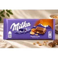 Milka Peanut Crisp Schokolade 5x 90g Tafel Vorteilspack