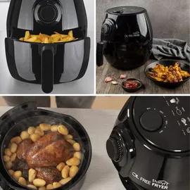 Starlyf Heißluftfritteuse 3,8 Liter schwarz