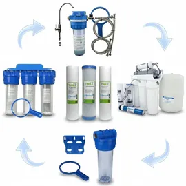 TWaLa 10' Filter Set weiß 12-teilig