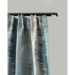 Gardinenschiene GARESA "100", schwarz, L:580cm, Gardinenstangen, schlichte Aluminium-Innenlaufgarnitur, verlängerbar, Deckenmontage