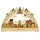 SIKORA Schwibbogen LB92 Weihnachtsdorf Seiffen 58 x 4 x 38 cm