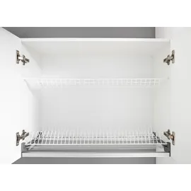 roe furniture Küchenzeile 180 cm Braun/Weiß