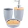BENETTON Badaccessoire-Set Grau