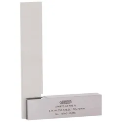 Schlosserwinkel 90° 100 mm Flachwinkel höchste Präzision mit breitem Anschlag - ...