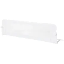 Costway - Bettgitter Klappbar, Bettschutzgitter, Babybettgitter, Kinderbettgitter, Rausfallschutz Fuer Das Kinderbett, Zwillingsbett, Doppelbett, Queensize- Und Kingsize-bett 150 X 42 Cm/weiss