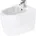 Collection One Standbidet 1 Überlauf Hahnlochbank weiß mit HygieneGlaze
