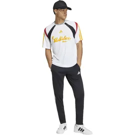 adidas M TIRO NP TEE Weiß/Schwarz/Power Rot2/Gold S