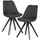 KADIMA DESIGN Esszimmerstuhl Grau, Echtholz, Stativgestell, 49x87x52 cm, Esszimmer, Stühle, Esszimmerstühle, Vierfußstühle