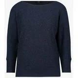 Zero Damen Glitzershirt mit U-Boot Ausschnitt 34, Teal Ocean - 34