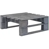 vidaXL Outdoor-ottomane Paletten Holz Grau