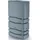 Prosperplast Regenwasserbehälter Aqua Tower 350 l hellgrau