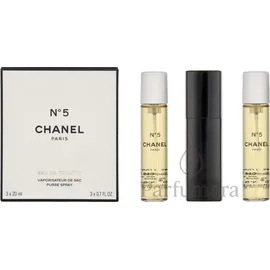 Chanel No. 5 Eau de Toilette refillable 20 ml + Nachfüllung 2 x 20 ml