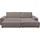 OTTO home Polsterecke OTTO HOME "SHERWOOD XXL tief, L-Form, Schlaffunktion, Bigsofa, Cord, Leinenoptik", beige (taupe), B:284cm H:90cm T:135cm, 100% Polyester, Sofas, stellbar zum Schlafsofa (Krokodilverbinder), Cord, Leinenoptik