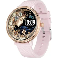 mit Telefonfunktion, 1,19" AMOLED Fitnessuhr Damen Sportuhr mit 100 Sportmodi & IP68, Herzfrequenz SpO2 Schlafmonitor, Armbanduhr Schrittzähler Uhr - Gold