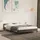 vidaXL Bettgestell 140 x 200 cm Dunkelgrau