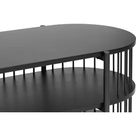 Beliani Tv-möbel Birson Schwarz