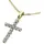 Diamonds by Ellen K. Kette mit Anhänger Gold 585 Kreuz mit 12x Diamant zus. 0,12ct. gelb